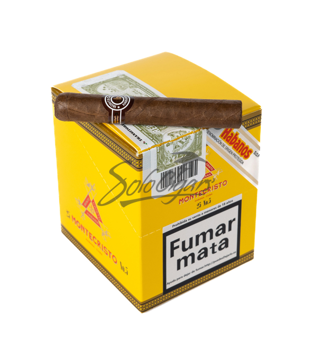 Solo Cigar on top Montecristo No. 5 (5x5)
